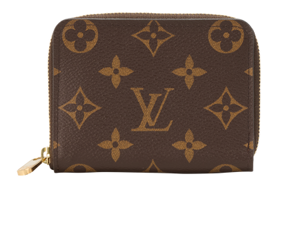 Zippy Coin Purse, &pound;295, Accessories, Brown, Canvas, Front view